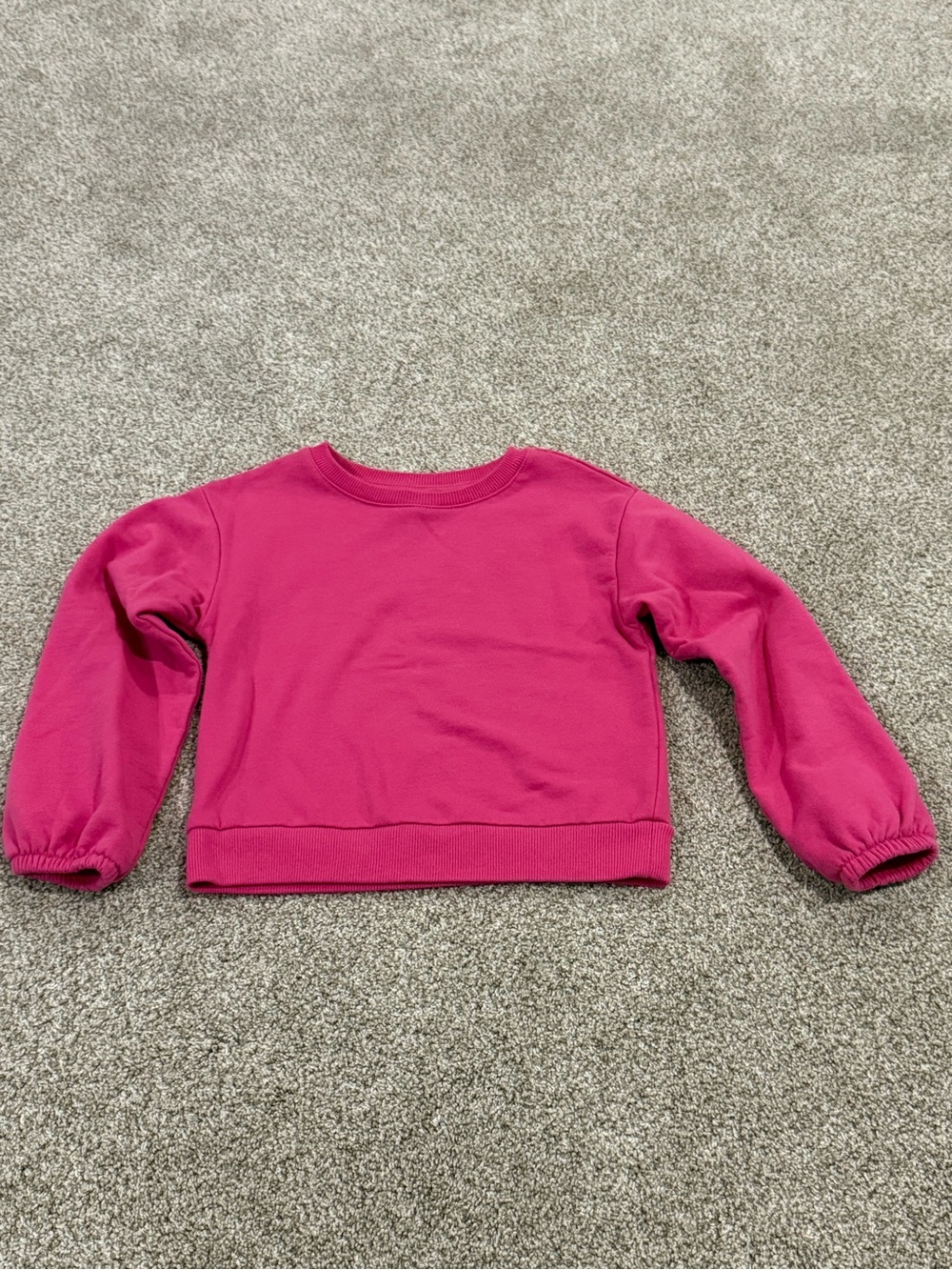 Ideology Little Girls' Pink Crewneck Sweatshirt